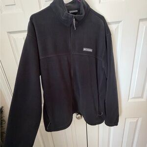 Columbia Charcoal Full-Zip Fleece Jacket